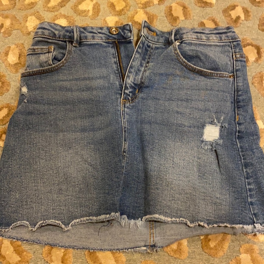 girls jean skirt!